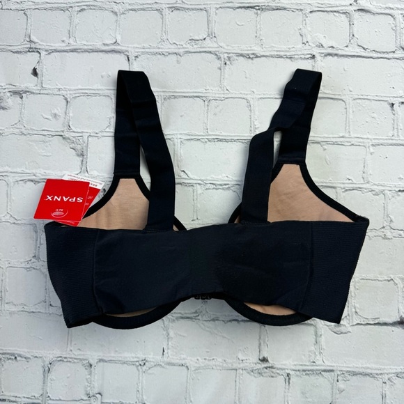 NWT Spanx Bra-llelujah! Illusion Lace Full Coverage Bra black / oatmeal - Picture 9 of 12
